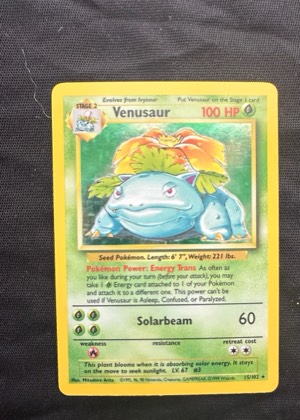 Venusaur, graded 7.5