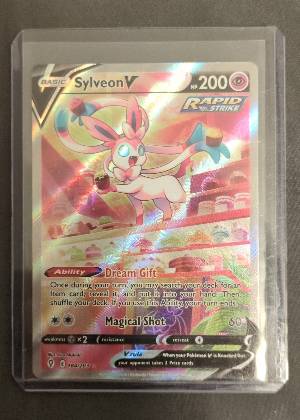 Sylveon V (Alternate Full Art), graded 9.0