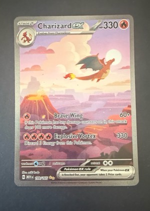 Charizard ex, graded 9.0
