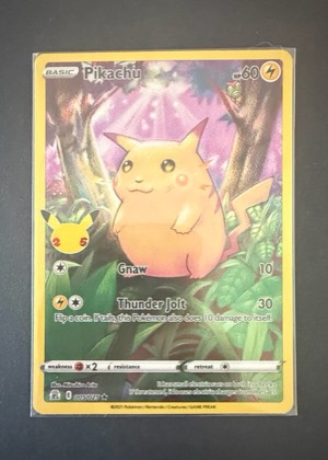 Pikachu, graded 9.0