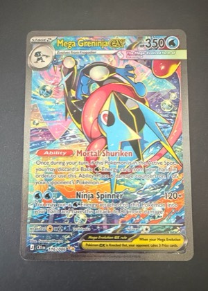 Mega Greninja ex, graded 9.0