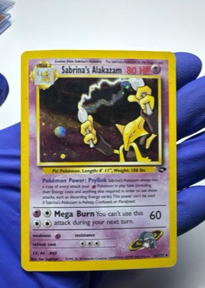 Sabrina's Alakazam graded 6 & below
