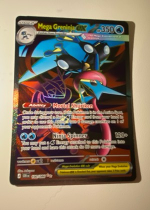 Mega Greninja ex, graded 9.0