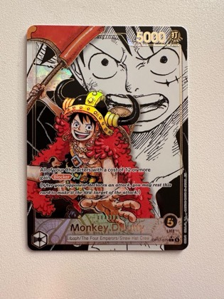 Monkey.D.Luffy (Alternate Art), graded 9.0