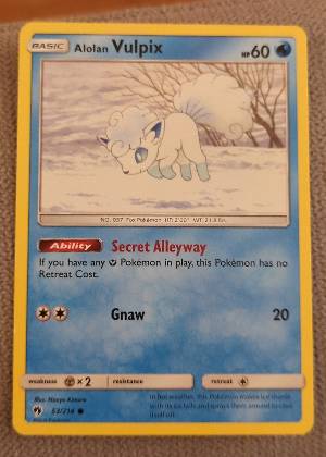 Alolan Vulpix, graded 9.5