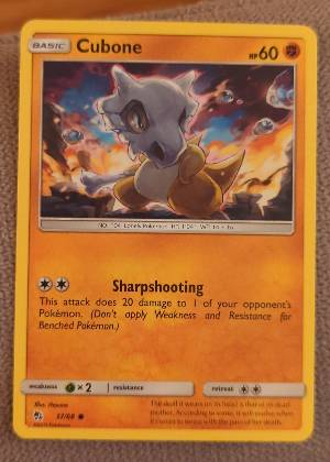 Cubone, graded 9.5