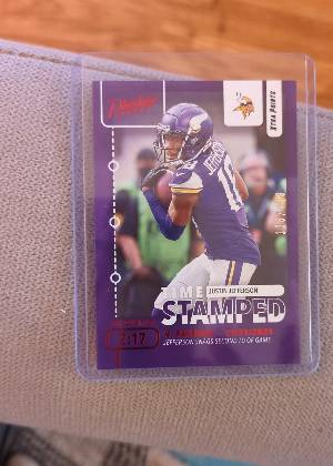 Justin Jefferson, graded 9.0