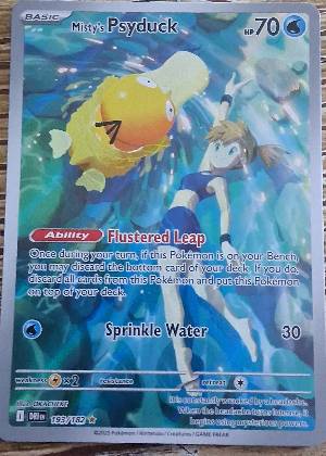 Misty's Psyduck, graded 9.0