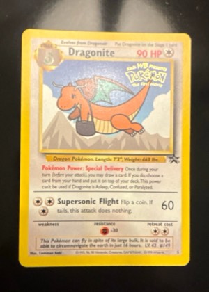 Dragonite (Movie Promo), graded 7.0