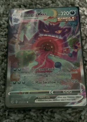 Gengar VMAX (Alternate Art Secret) graded 8