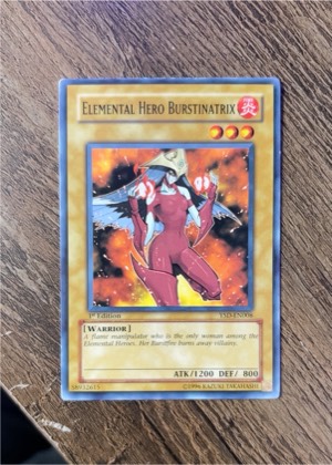 Elemental Hero Burstinatrix, graded 9.0
