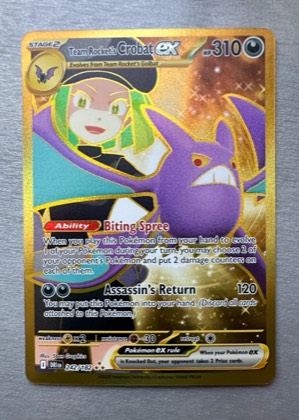 Team Rocket's Crobat ex graded 9