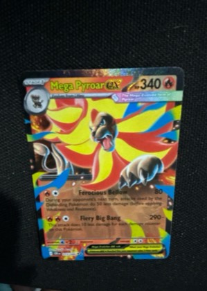 Mega Pyroar ex - 015/086 graded 8