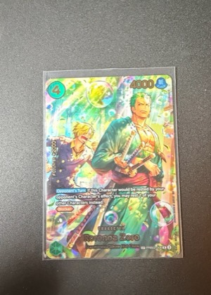 Roronoa Zoro - PRB02-006 (SP), graded 9.0