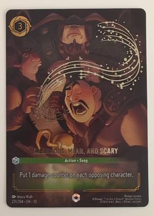 Malicious, Mean, and Scary (Enchanted), graded 9.0