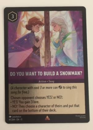 Do You Want To Build A Snowman?, graded 9.0