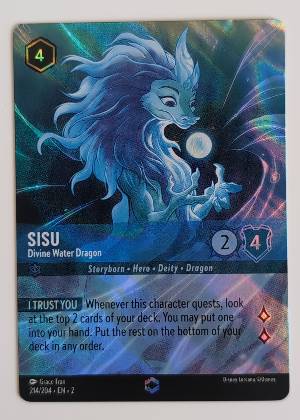 Sisu - Divine Water Dragon (Enchanted), graded 9.0