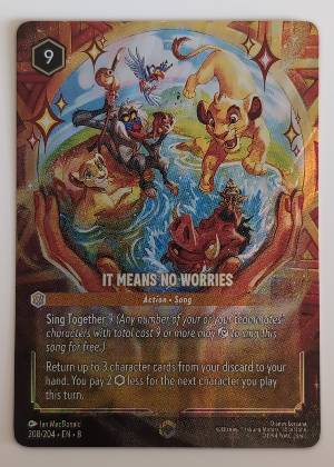 It Means No Worries (Enchanted), graded 9.0