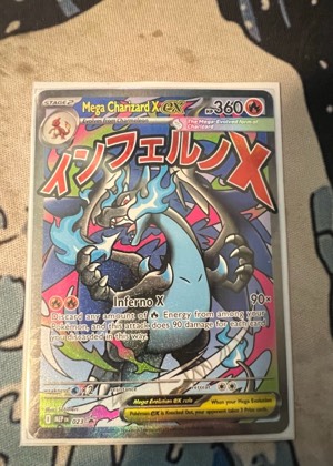 Mega-Glurak X EX graded 8.5
