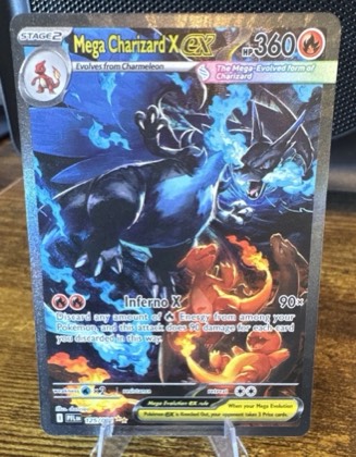 Mega Charizard X ex, graded 9.0