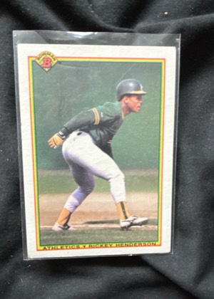 Rickey Henderson, graded 8.5