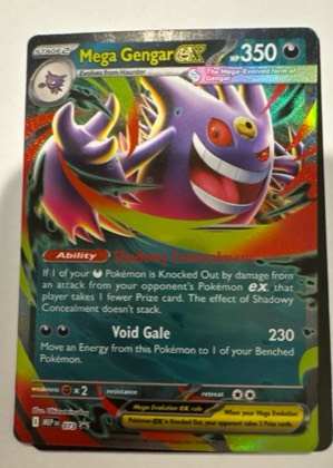 Mega Gengar ex - 073 graded 9