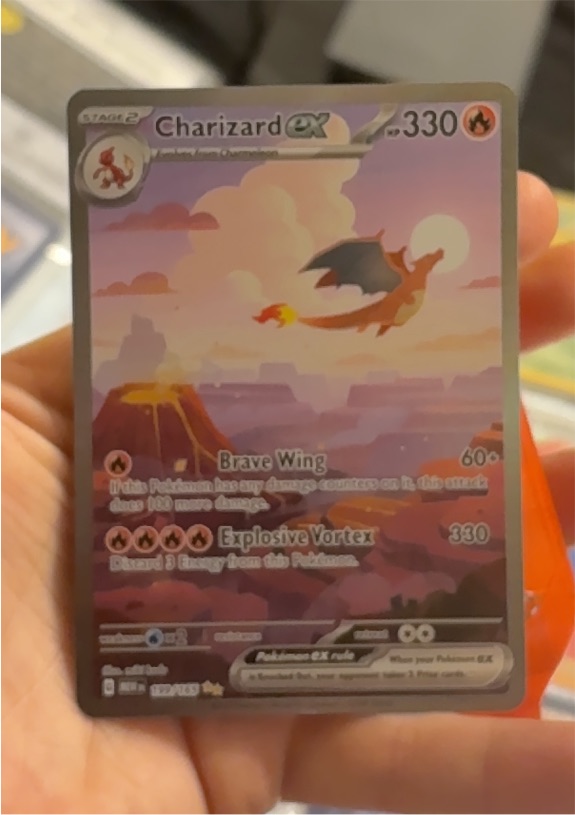 Charizard ex Special Illustration Rare, Scarlet and Violet 151 (ZeroPop community scan)