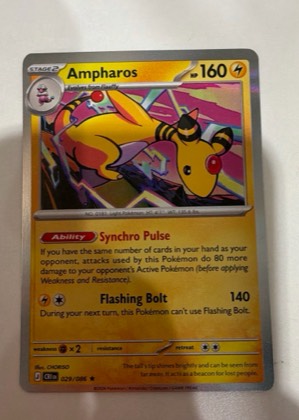 Ampharos, graded 9.0