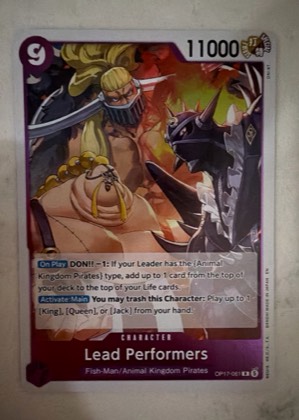Lead Performers, graded 4.5
