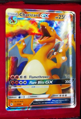 Charizard GX graded 9