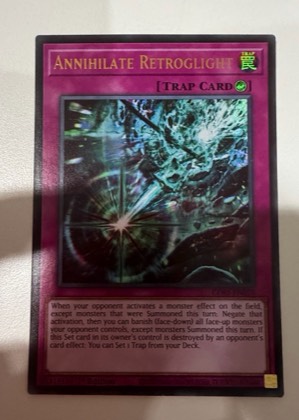 Annihilate Retroglight, graded 9.0