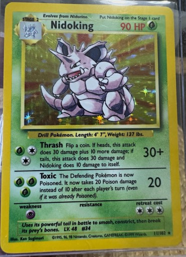 Nidoking, graded 8.5