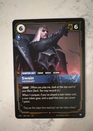 Swain, Visionary, graded 9.0