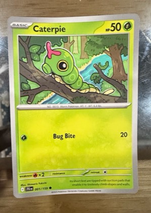 Caterpie, graded 9.0