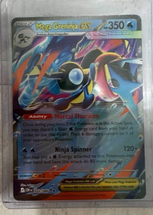 Mega Greninja ex, graded 9.0