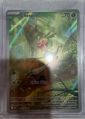 Chespin - 087/086 graded 8.5
