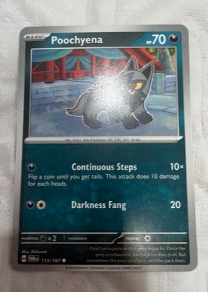 Poochyena, graded 9.5