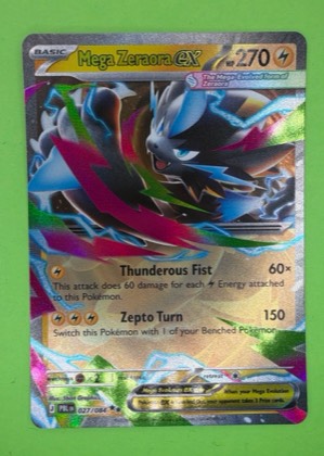 Mega Zeraora ex, graded 9.0