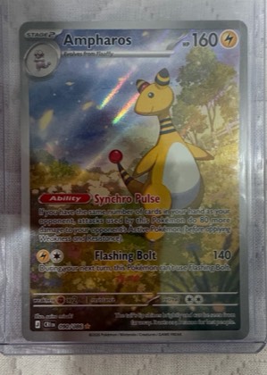 Ampharos, graded 9.0