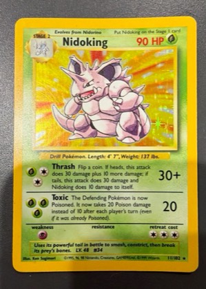 Nidoking, graded 7.0