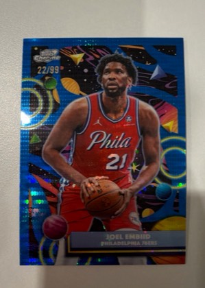 Joel Embiid, graded 8.5