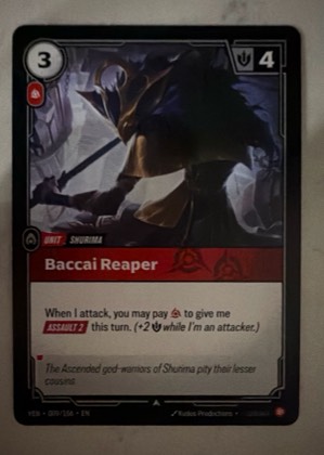 Baccai Reaper, graded 8.0