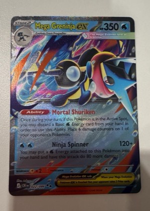 Mega Greninja ex - 022/086, graded 9.0