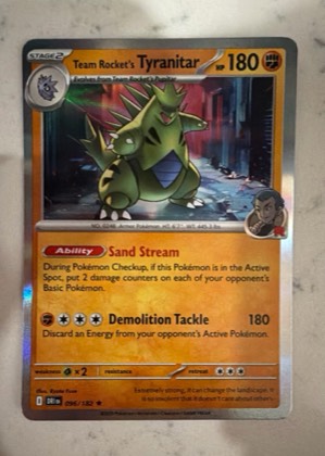 Team Rocket's Tyranitar, graded 9.0