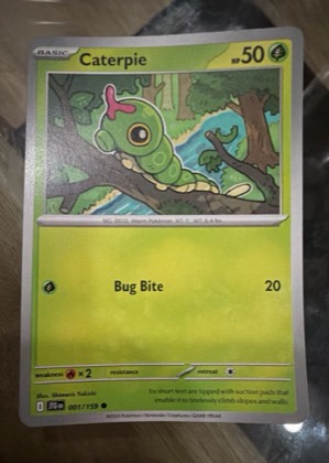 Caterpie, graded 9.0