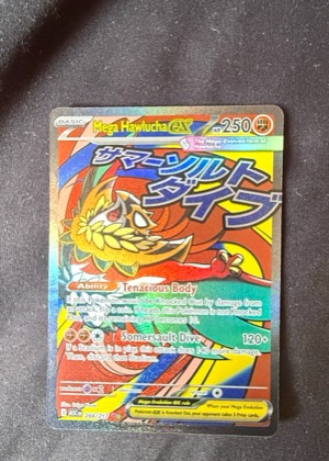 Mega Hawlucha ex, graded 9.0