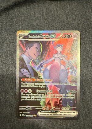 Team Rocket's Mewtwo ex, graded 9.0