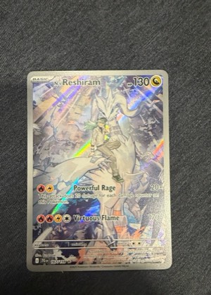 N's Reshiram, graded 9.0