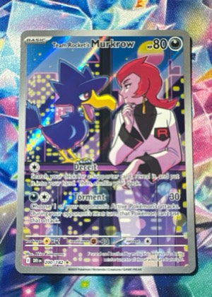 Team Rocket's Murkrow graded 9