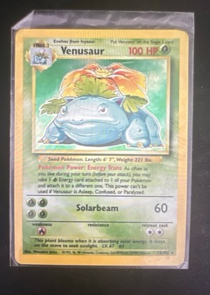 Venusaur graded 9
